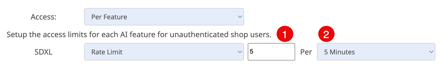 AI Feature Limited Access