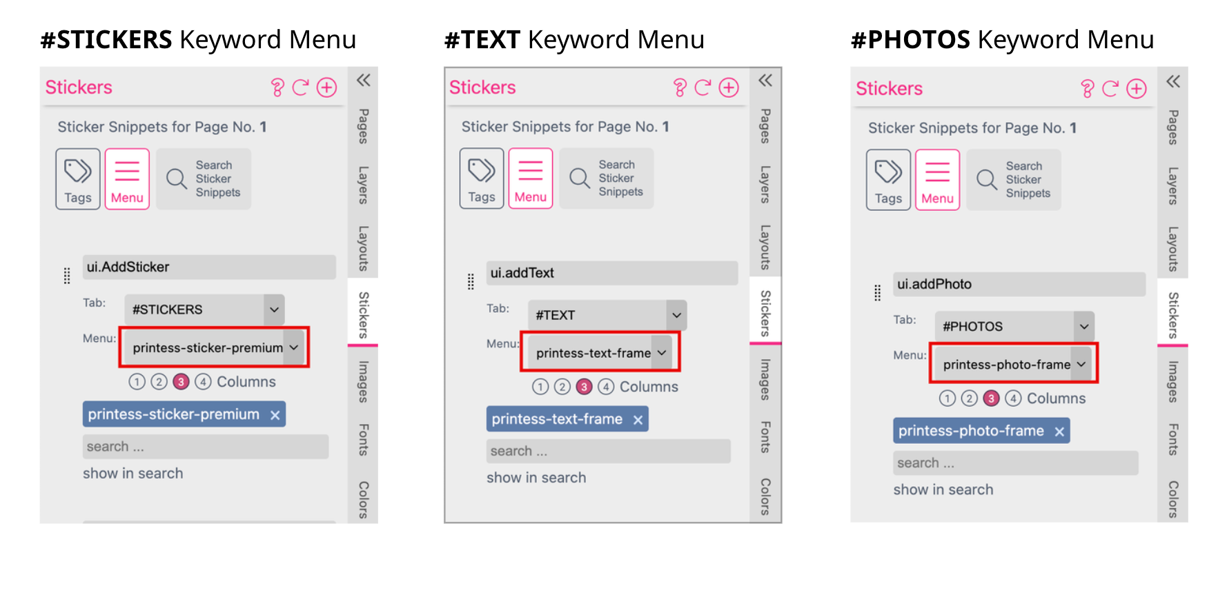 Sticker Groups Master Template