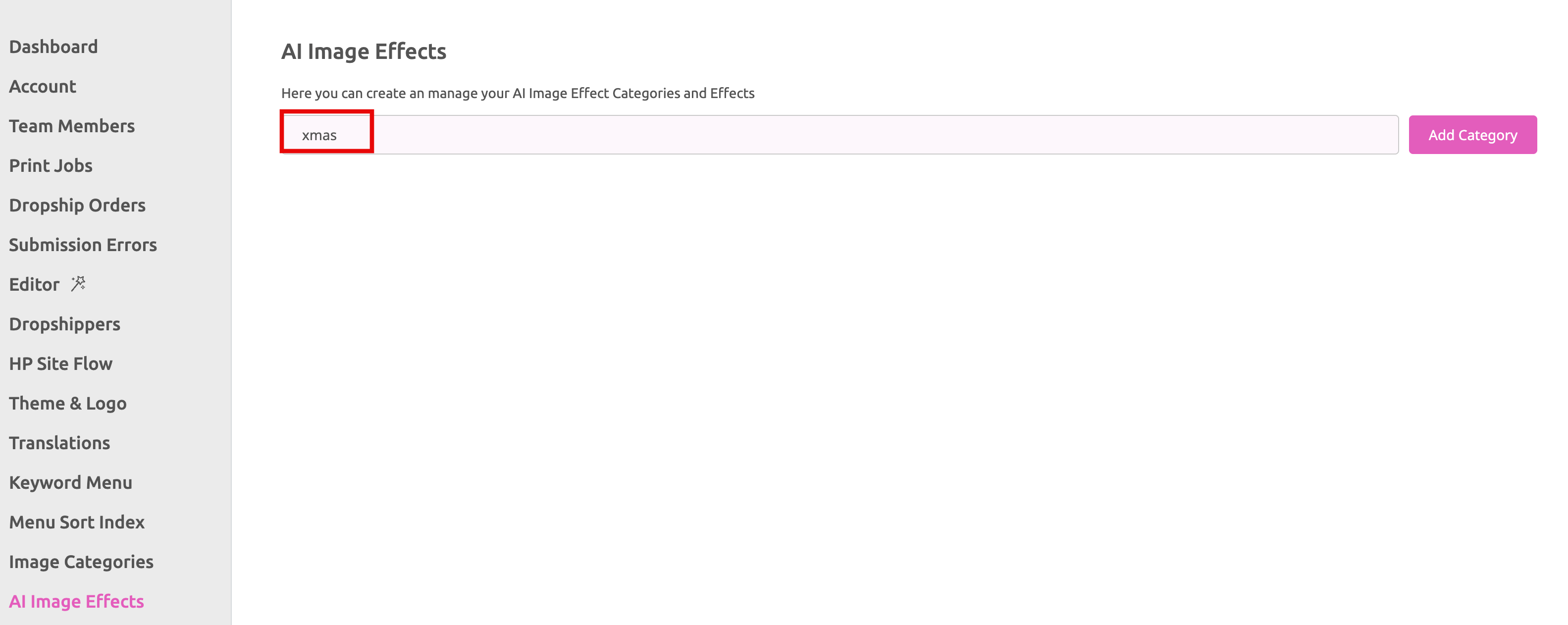 Add AI Image Category