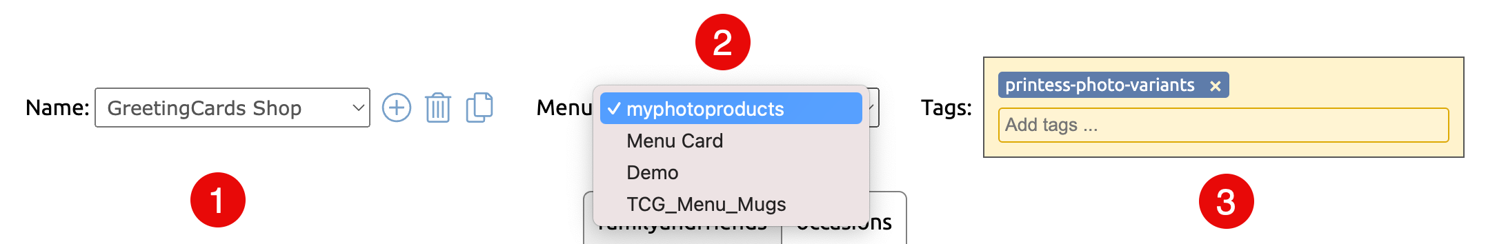 Add New Menu Sort Index