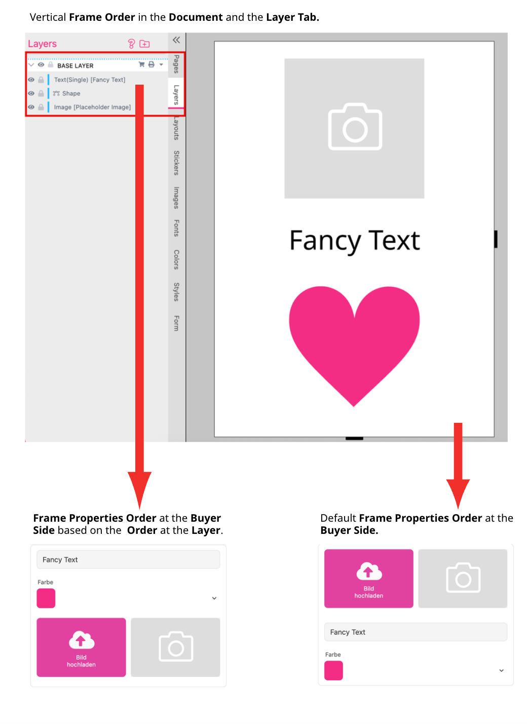 Frame Properties Order Slim UI