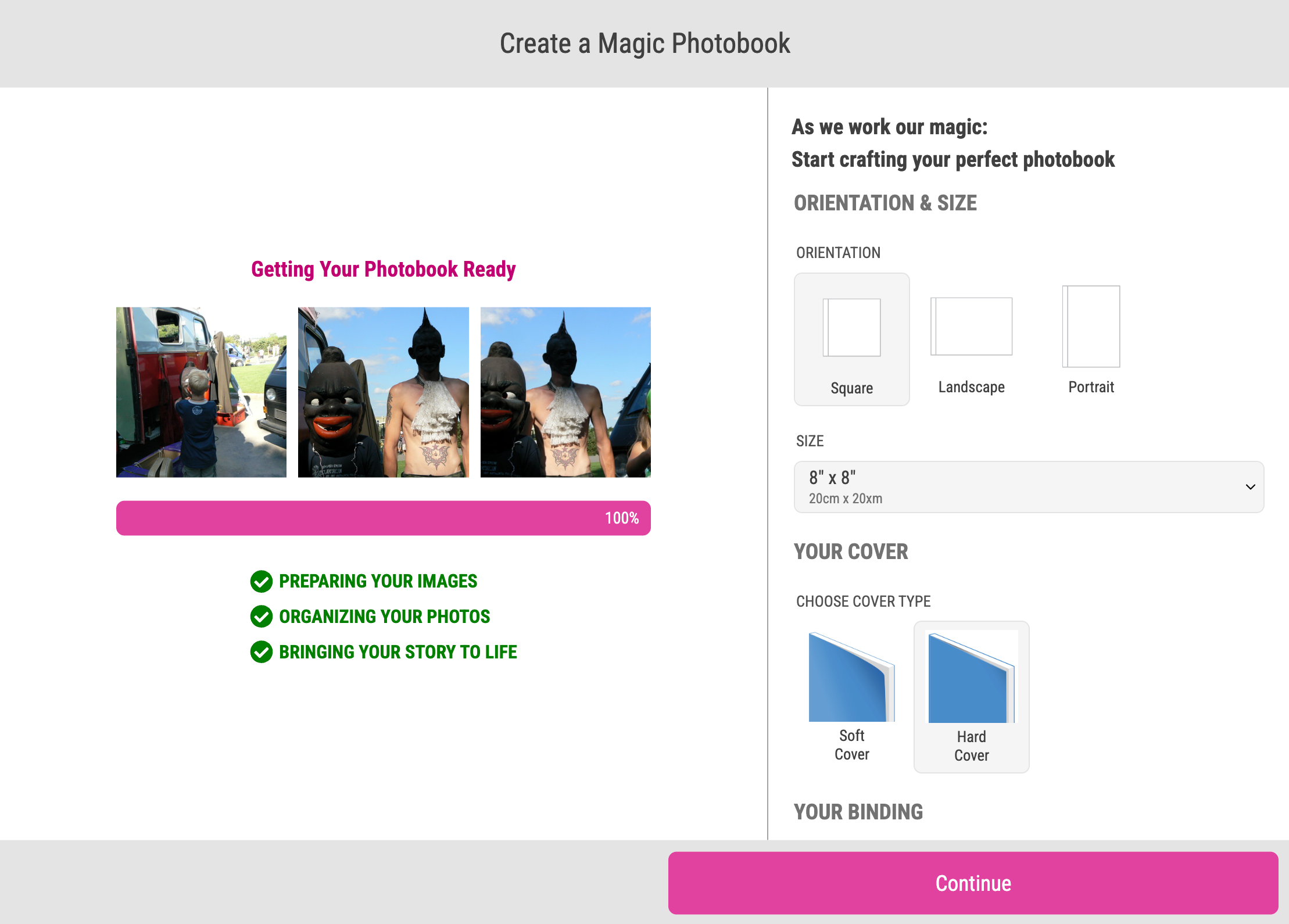 Magic Photo Book Tab Overlay