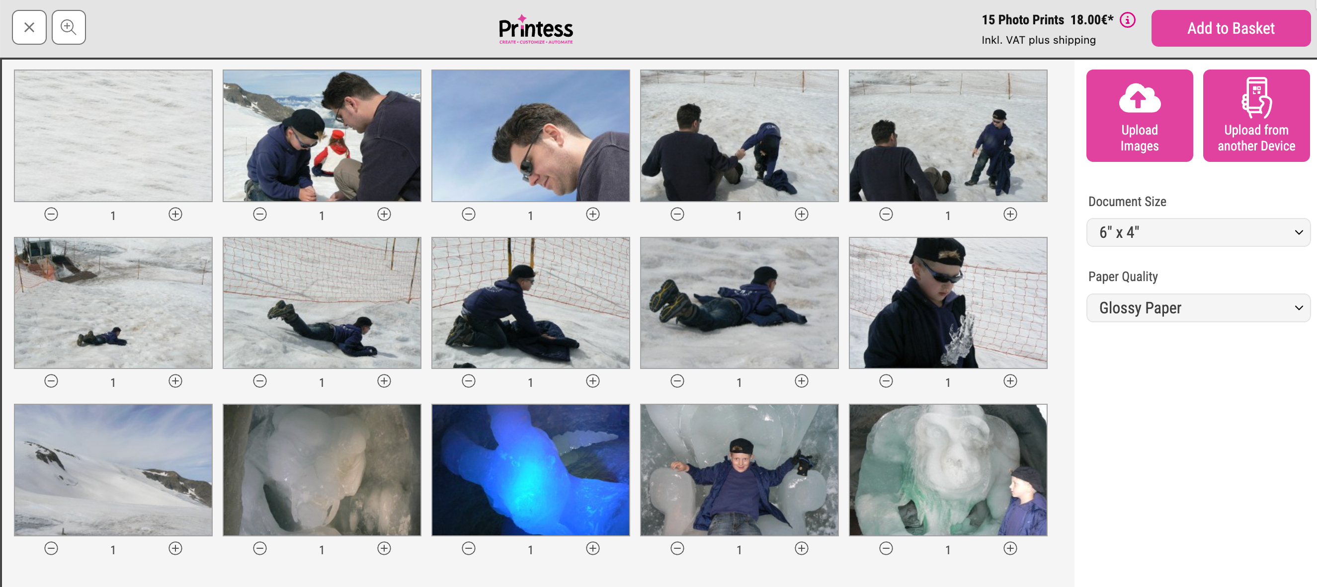 Example Single Photo Print