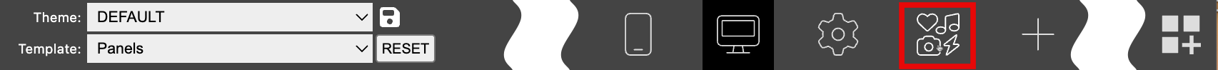 Icons Button Theme Manager Toolbar