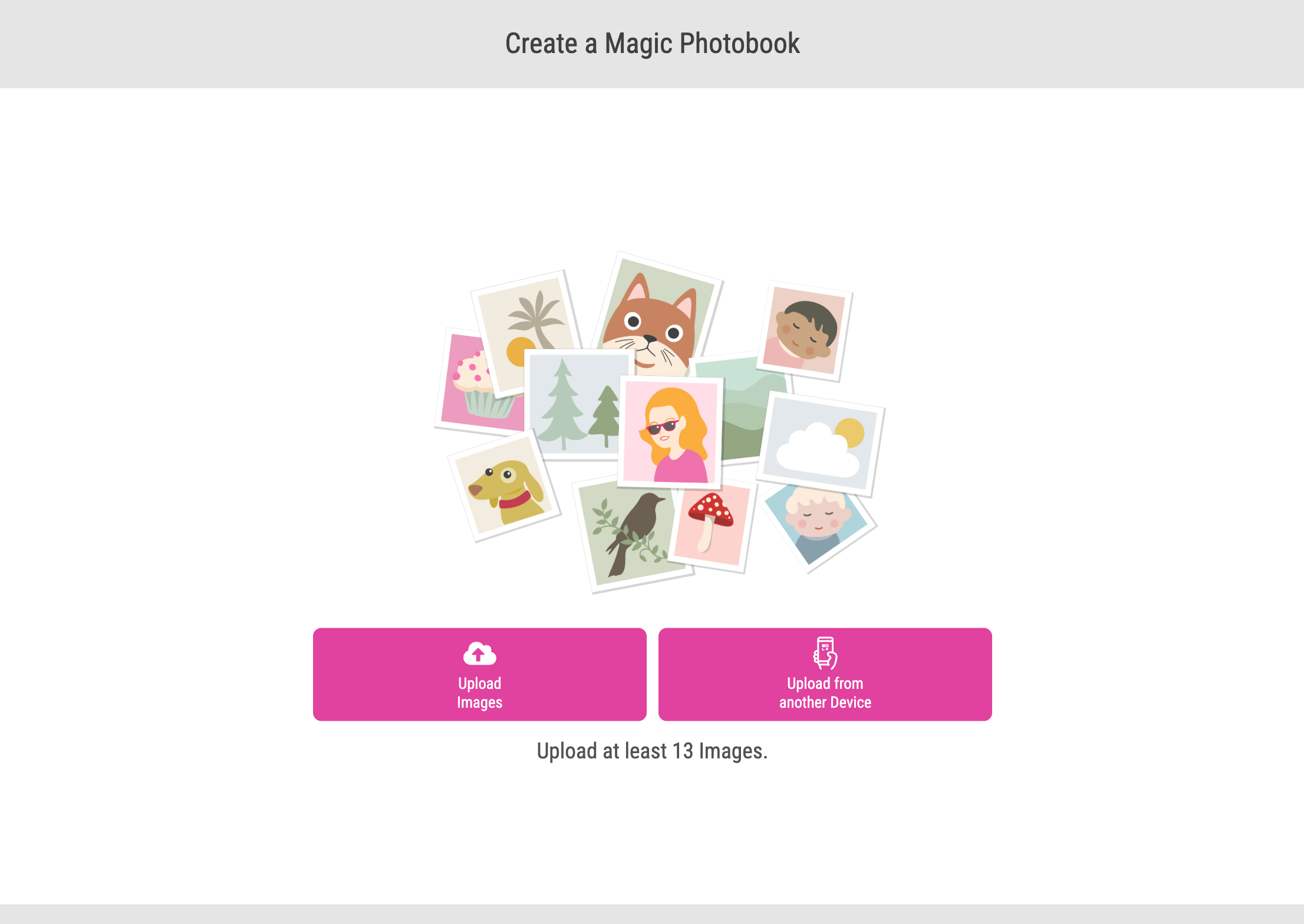 Image Upload Magic Photo Book