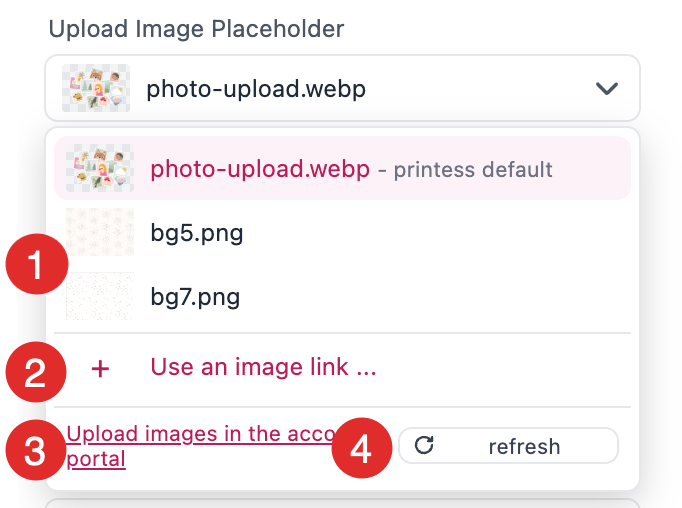 Define Alternative Background Image