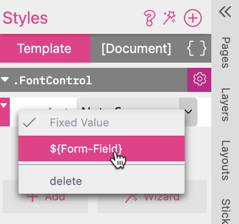 Select Form Field