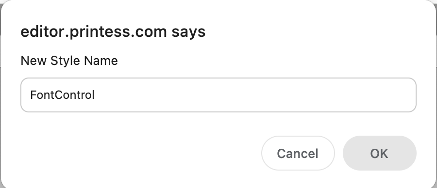 Select Font Style