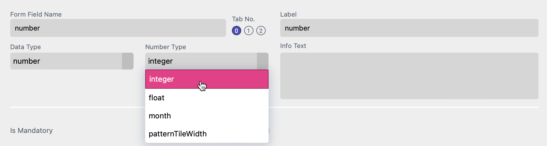 Number Type