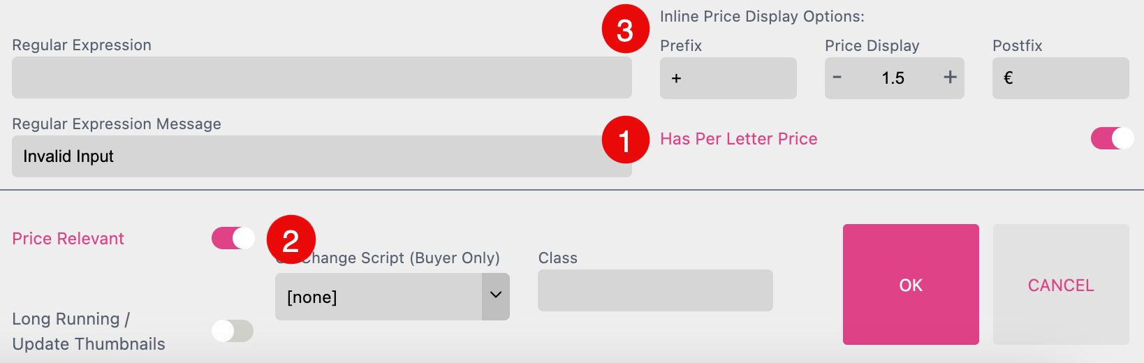 Price Per Letter