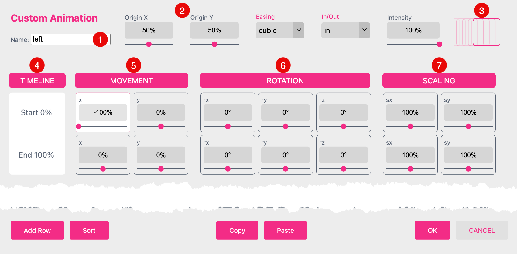 Custom Animation Window