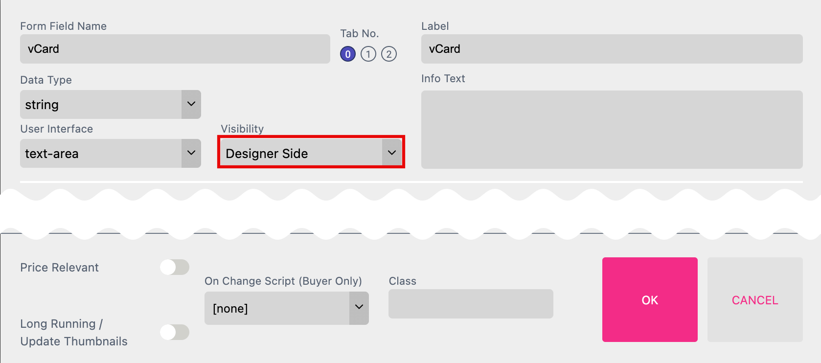 Multi Line Form Field