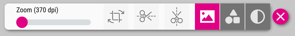 Splitter Toolbar Panel UI