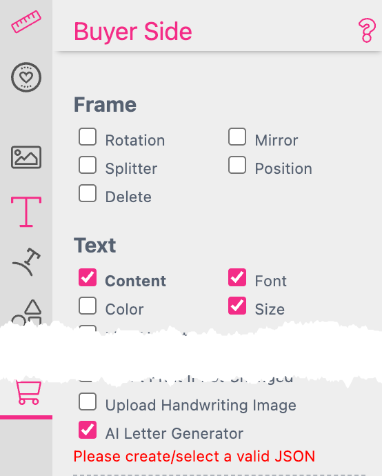 JSON FOR AI Letter Generation