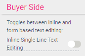 Inline Text enable