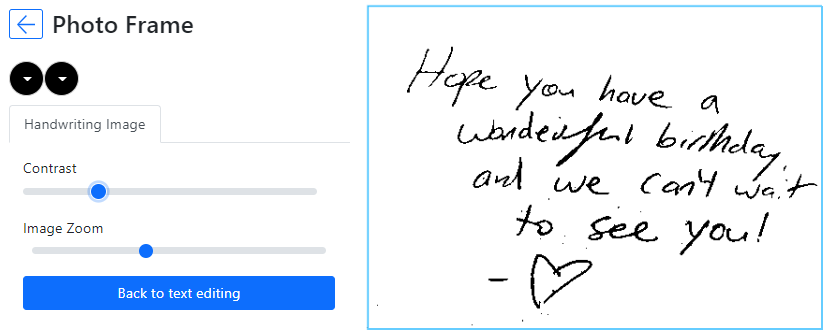 Multi Line Text Handwriting