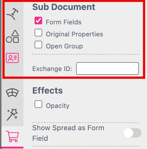 Sub Document Buyer Side Settings