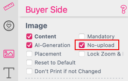 No Image Upload
