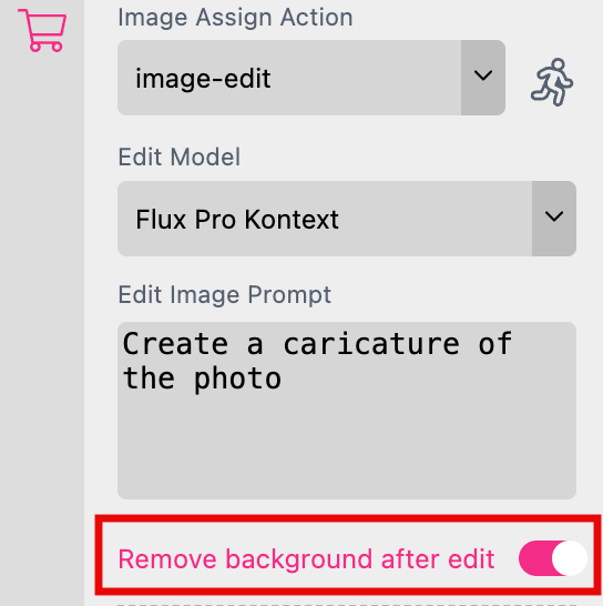 Remove Background After Image Edit