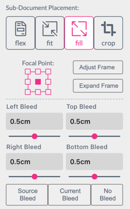 Sub Document Bleed