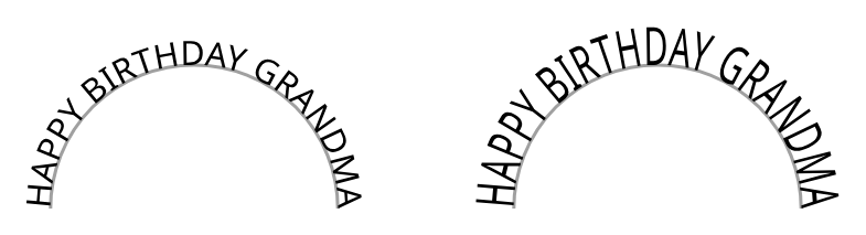 Letter Width Example