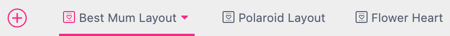 Layout Snippet Document Tab Bar