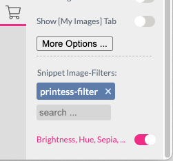 Image Filter Selection