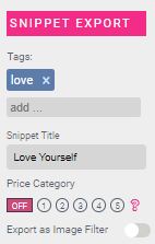 Create Sticker Snippet