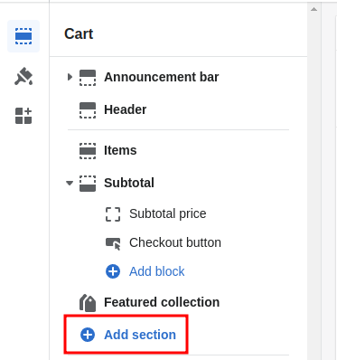 Add Line Items section