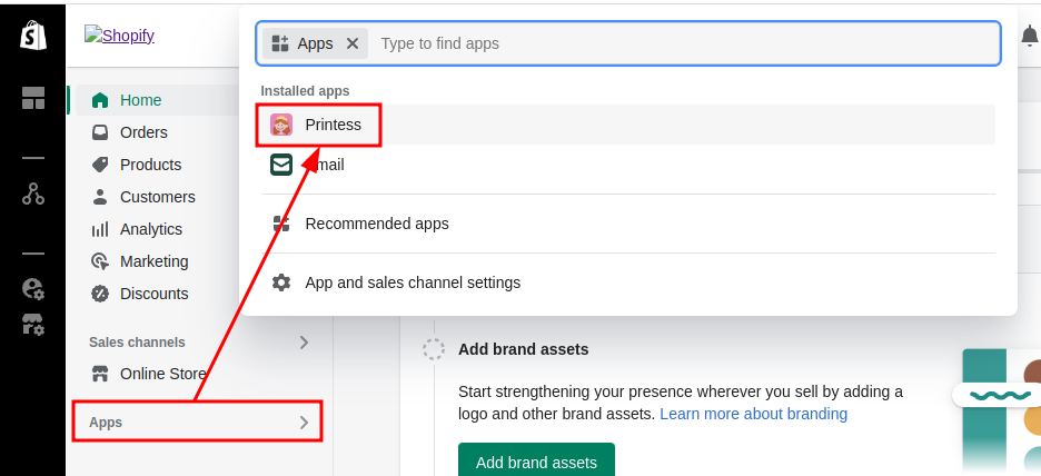 Start Printess App