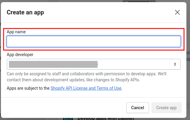 Screenshot of app settings dialog