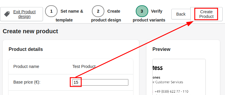 Create shopify product 2