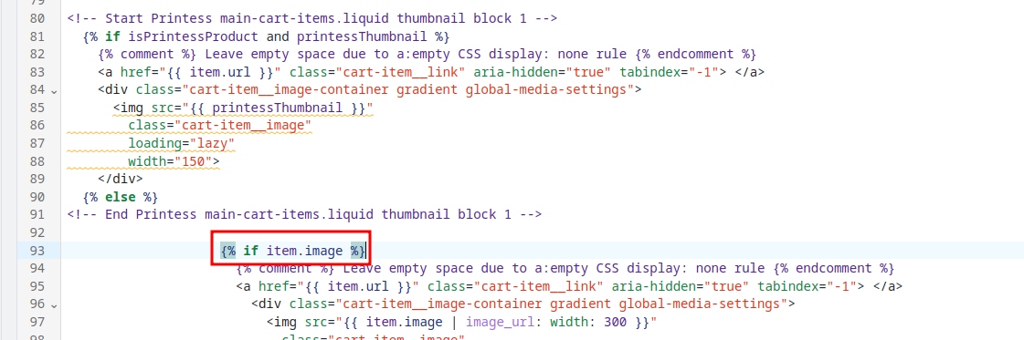 Check for thumnails