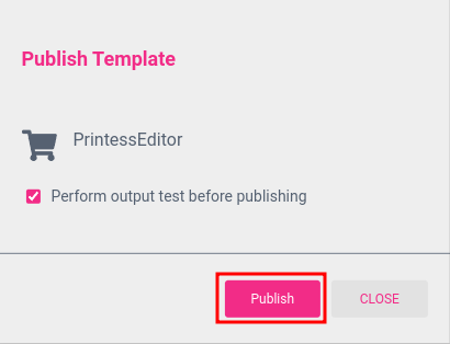Save and publish template 3