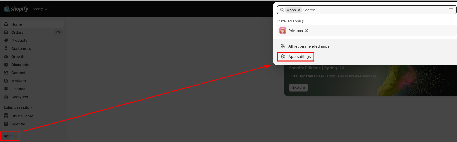 Step 1 – Settings