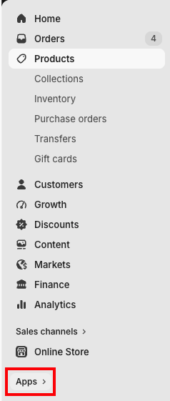 App Settings First step