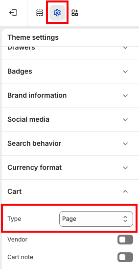 Add Printess Cart Section