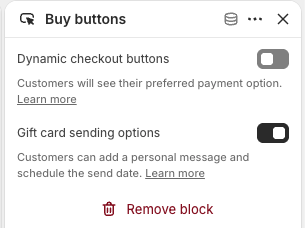 Deactivate Dynamic buttons