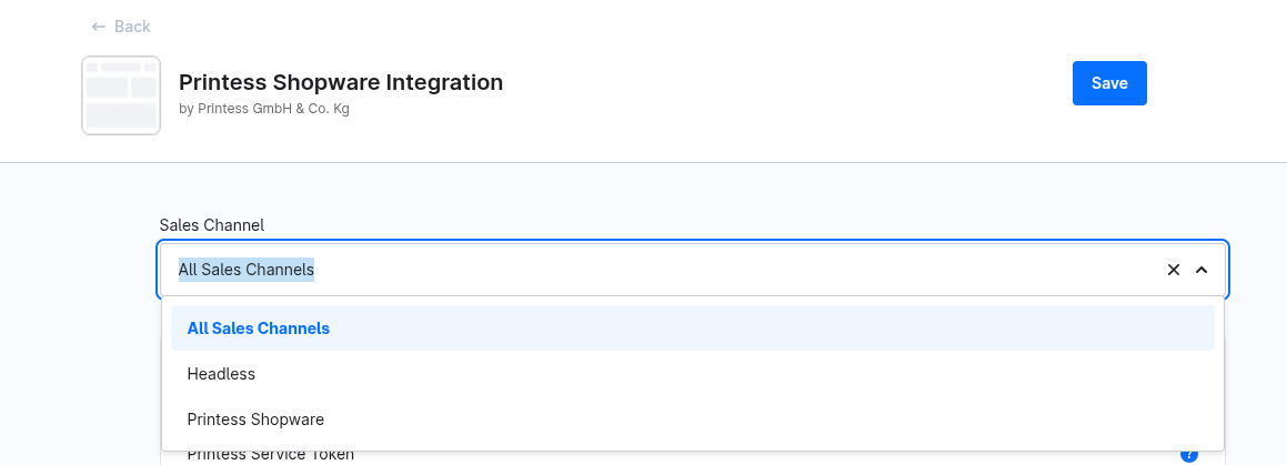 Select your sales channels