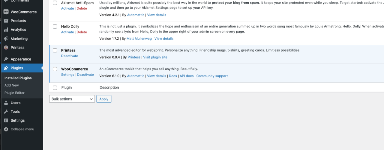 Install the plugin
