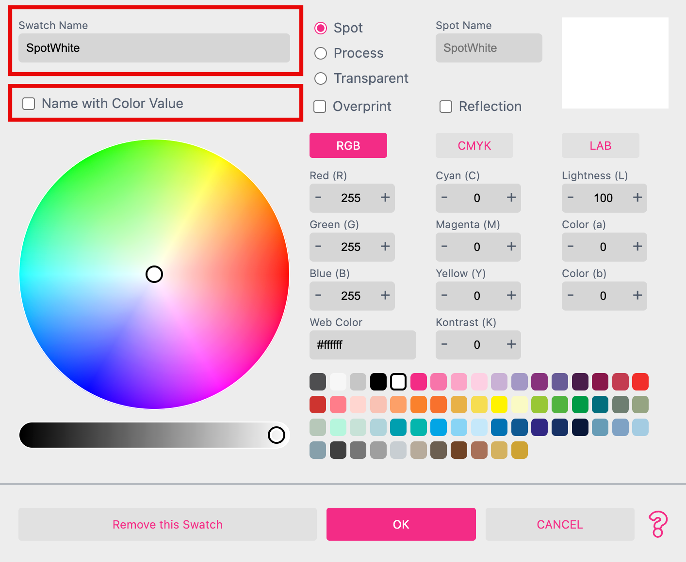 Spot Color