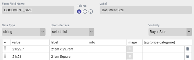 Form Field Properties