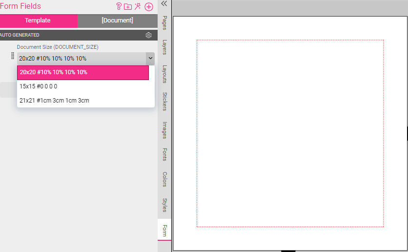 Placement Margin Example