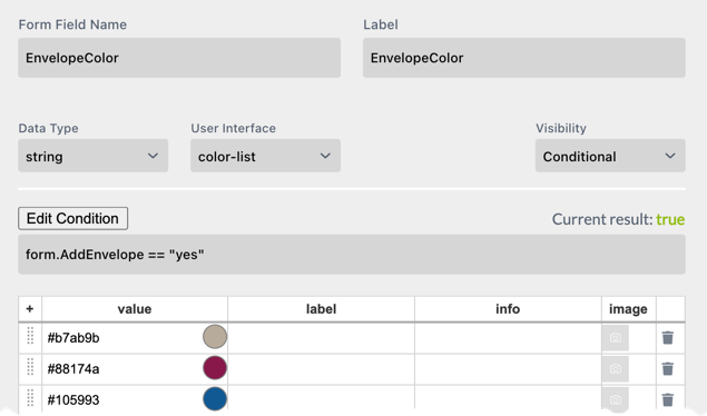 Form Field Conditional Disclosure