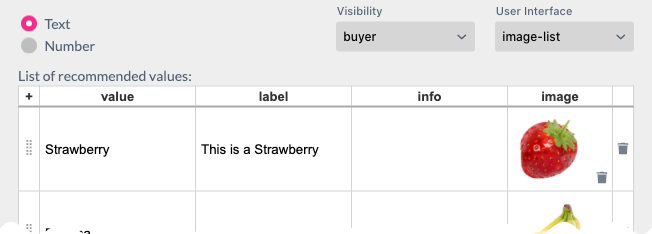 Image List Settings