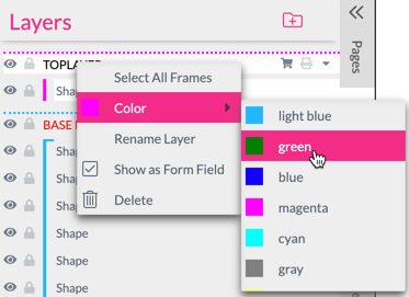 Layers Tab