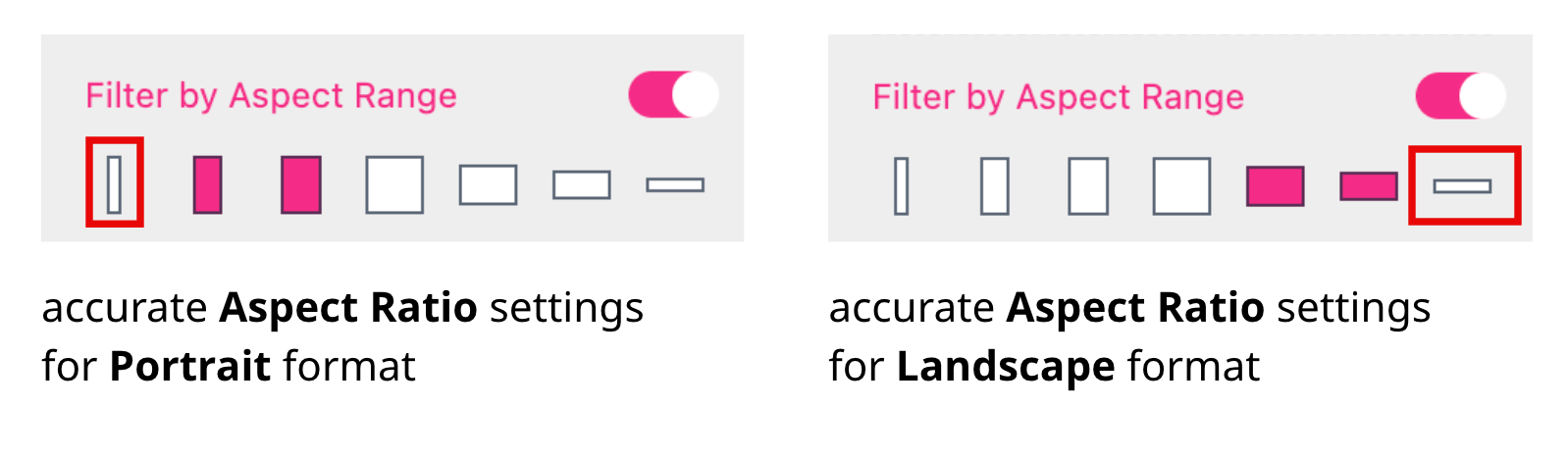Snippet Aspect Ratio