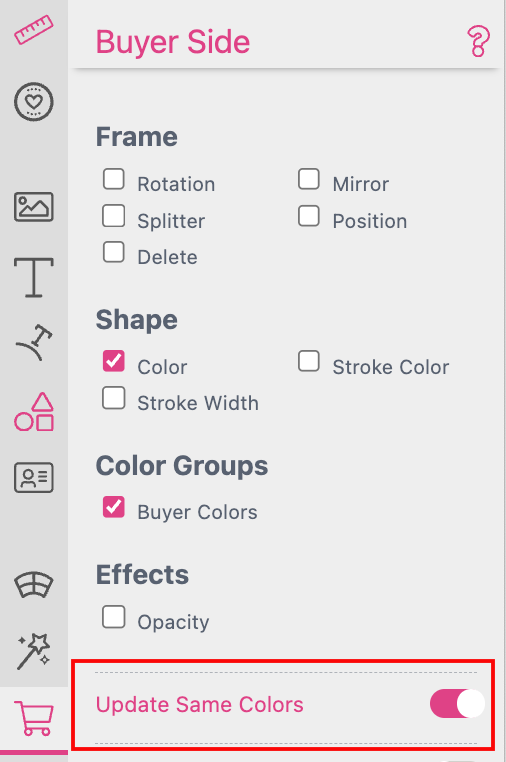 Update Same Color