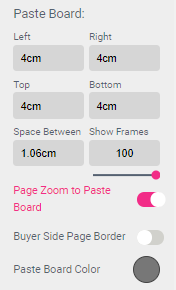 Paste Board Settings