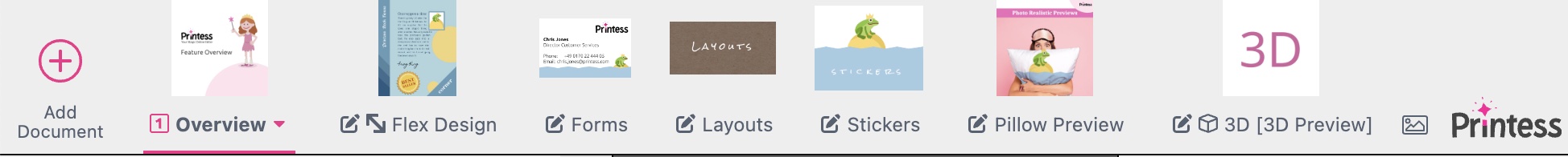 Document Toolbar